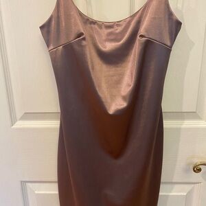 Fashion Nova Lavender Satin Mini Dress